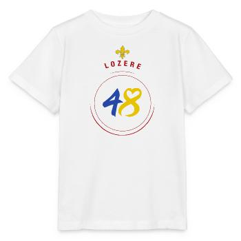 Lozère - Stanley/Stella Kinder T-Shirt MINI CREATOR  - Weiß - Vorne - Maike (125cm)