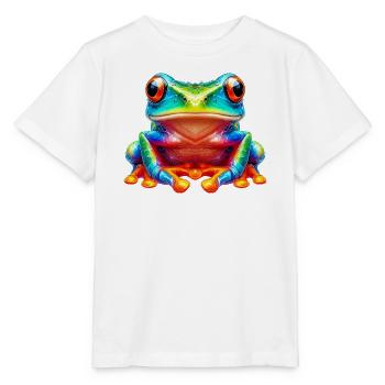 Frog - Stanley/Stella MINI CREATOR Kids’ T-Shirt - white - Front - Maike (125cm)