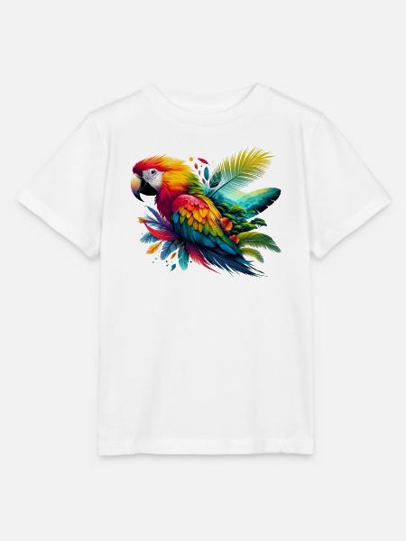 Papagei - Stanley/Stella Kinder T-Shirt MINI CREATOR - Weiß