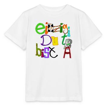 Einzigartig du bist - Stanley/Stella Kinder T-Shirt MINI CREATOR  - Weiß - Vorne - Maike (125cm)