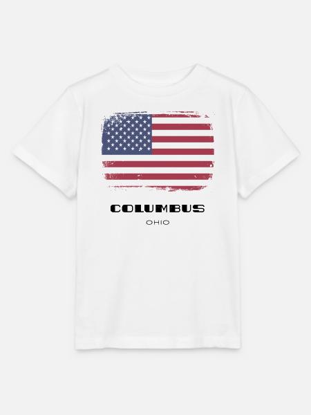 Columbus, Ohio, USA - Stanley/Stella Kinder T-Shirt MINI CREATOR - Weiß