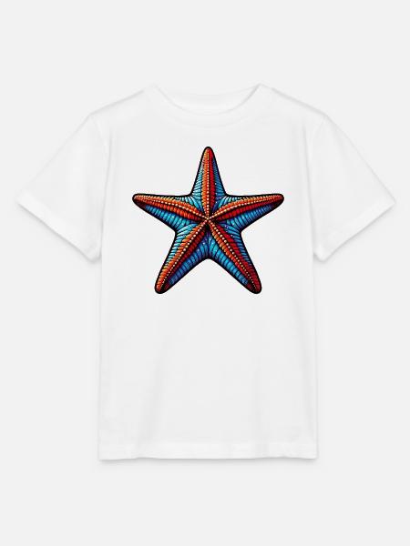 Seestern - Stanley/Stella Kinder T-Shirt MINI CREATOR  - Weiß