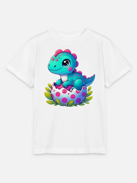 Dinosaurier - Stanley/Stella Kinder T-Shirt MINI CREATOR  - Weiß