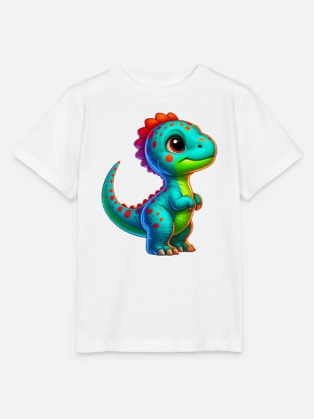 Dinosaurier - Stanley/Stella Kinder T-Shirt MINI CREATOR - Weiß