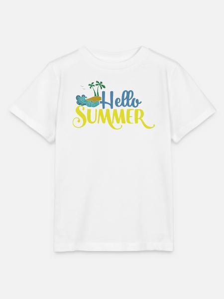 Hallo Summmer - Stanley/Stella Kinder T-Shirt MINI CREATOR - Weiß