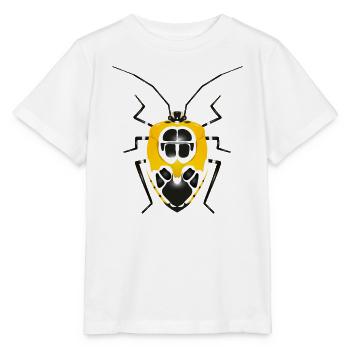 Runibia decorata Krabbeltier Insekt Gelb Schwarz - Stanley/Stella Kinder T-Shirt MINI CREATOR  - Weiß - Vorne - Maike (125cm)