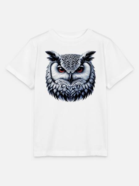 Eule - Stanley/Stella Kinder T-Shirt MINI CREATOR - Weiß