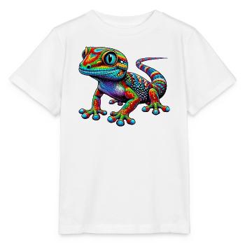 Gecko - Stanley/Stella Kinder T-Shirt MINI CREATOR  - Weiß - Vorne - Maike (125cm)