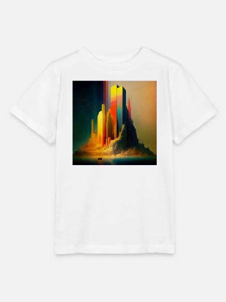 Megalopolis 03 - Stanley/Stella Kinder T-Shirt MINI CREATOR - Weiß