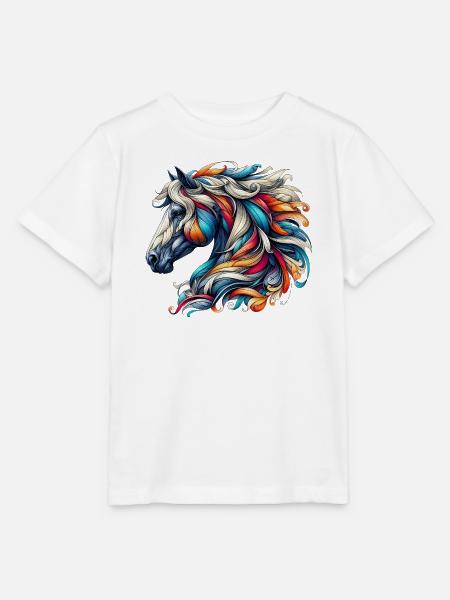 Pferd - Stanley/Stella Kinder T-Shirt MINI CREATOR - Weiß