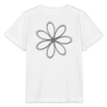 Hélice métallique - T-shirt bio MINI CREATOR Stanley/Stella Enfant - blanc - Devant - Maike (125cm)