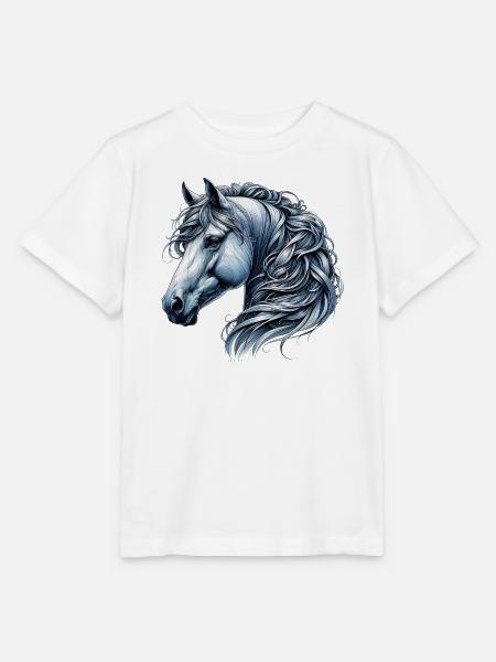 Pferd - Stanley/Stella Kinder T-Shirt MINI CREATOR - Weiß