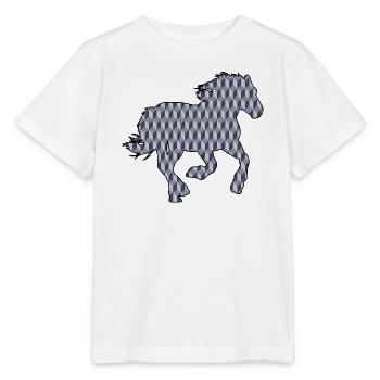 HORSE. COLT. MARE. ANIMAL. ANIMALS. NATURE. - Stanley/Stella MINI CREATOR Kids’ T-Shirt - white - Front - Maike (125cm)
