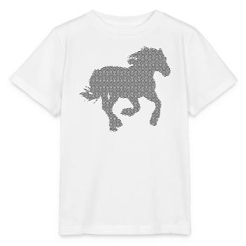HORSE. COLT. MARE. ANIMAL. ANIMALS. NATURE. - Stanley/Stella MINI CREATOR Kids’ T-Shirt - white - Front - Maike (125cm)