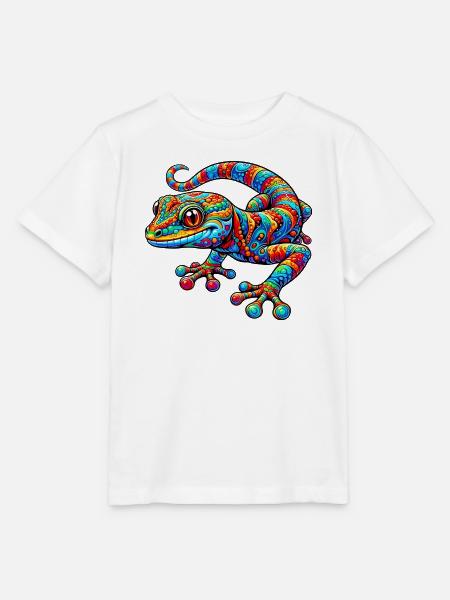 Gecko - Stanley/Stella Kinder T-Shirt MINI CREATOR - Weiß