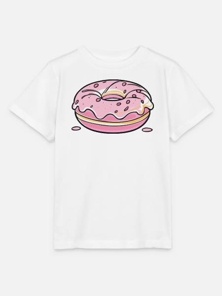 Donut - pink - Stanley/Stella Kinder T-Shirt MINI CREATOR - Weiß