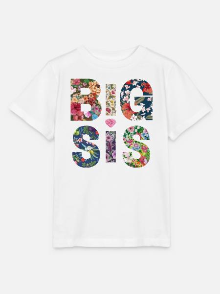 BIG SIS - Sister - Große Schwester - Partnerlook - Stanley/Stella Kinder T-Shirt MINI CREATOR  - Weiß