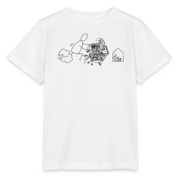 Familienfutter Einkaufserlebnis für die Familie - Stanley/Stella Kinder T-Shirt MINI CREATOR  - Weiß - Vorne - Maike (125cm)