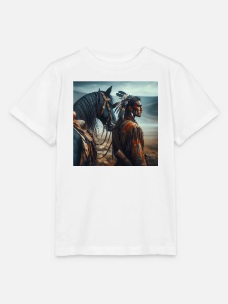 Amerikanische Ureinwohner - Stanley/Stella Kinder T-Shirt MINI CREATOR - Weiß