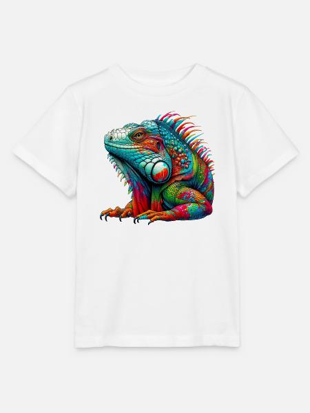 Leguan - Stanley/Stella Kinder T-Shirt MINI CREATOR  - Weiß