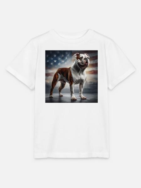 Bulldogge - Stanley/Stella Kinder T-Shirt MINI CREATOR - Weiß