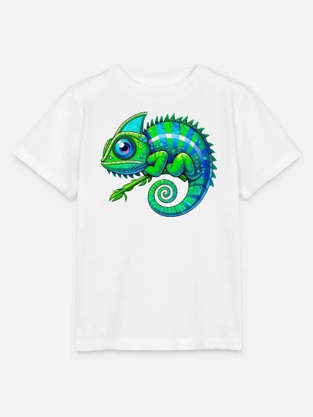 Chamäleon - Stanley/Stella Kinder T-Shirt MINI CREATOR - Weiß