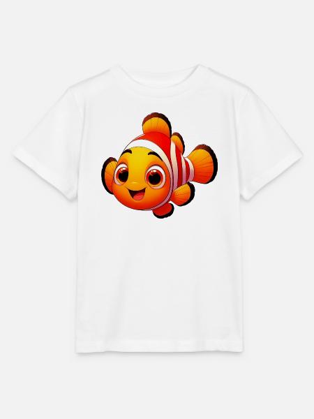 Clownfisch - Stanley/Stella Kinder T-Shirt MINI CREATOR  - Weiß