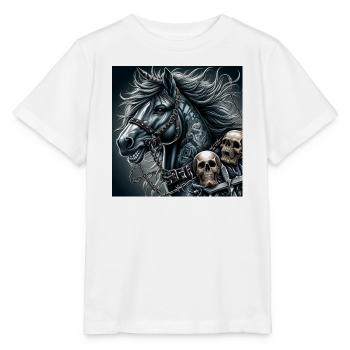 Heavy Horse - Stanley/Stella MINI CREATOR Kids’ T-Shirt - white - Front - Maike (125cm)