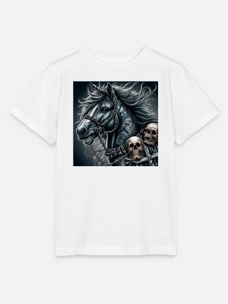Schweres Pferd - Stanley/Stella Kinder T-Shirt MINI CREATOR - Weiß