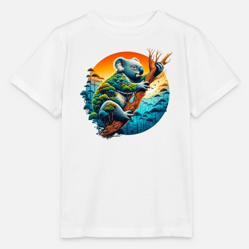 Koala - Stanley/Stella Kinder T-Shirt MINI CREATOR  - Weiß