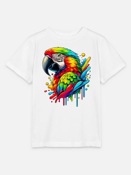 Papagei - Stanley/Stella Kinder T-Shirt MINI CREATOR - Weiß