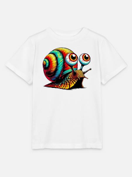 Schnecke - Stanley/Stella Kinder T-Shirt MINI CREATOR - Weiß