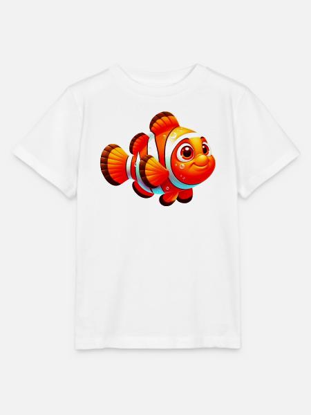 Clownfisch - Stanley/Stella Kinder T-Shirt MINI CREATOR  - Weiß