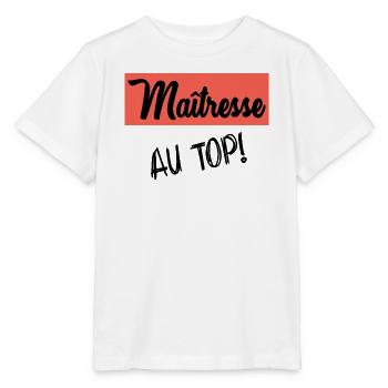 THANK YOU. MISTRESS. THANK YOU MISTRESS. MISTRESS - Stanley/Stella MINI CREATOR Kids’ T-Shirt - white - Front - Maike (125cm)