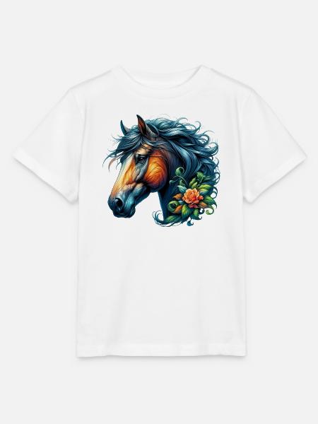 Pferd - Stanley/Stella Kinder T-Shirt MINI CREATOR - Weiß