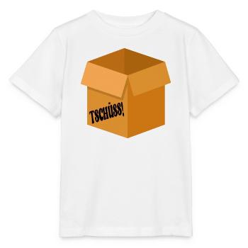 ABSCHIED TSCHÜSS - UMZUGSKARTON - Stanley/Stella Kinder T-Shirt MINI CREATOR  - Weiß - Vorne - Maike (125cm)