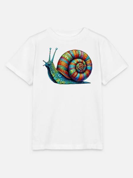 Schnecke - Stanley/Stella Kinder T-Shirt MINI CREATOR  - Weiß