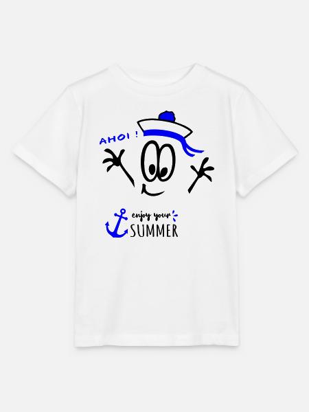 Matrose Ahoi - Stanley/Stella Kinder T-Shirt MINI CREATOR  - Weiß