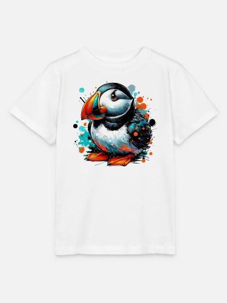 Papageitaucher - Stanley/Stella Kinder T-Shirt MINI CREATOR - Weiß