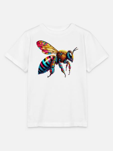 Biene - Stanley/Stella Kinder T-Shirt MINI CREATOR  - Weiß