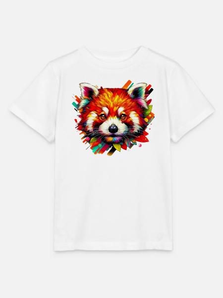 Kleiner Panda - Stanley/Stella Kinder T-Shirt MINI CREATOR  - Weiß