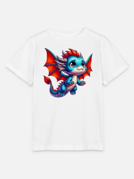 Drache - Stanley/Stella Kinder T-Shirt MINI CREATOR - Weiß
