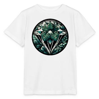Diamant des Dschungels - Stanley/Stella Kinder T-Shirt MINI CREATOR  - Weiß - Vorne - Maike (125cm)