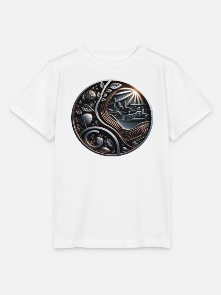 Metallic Sunshine City - Stanley/Stella Kinder T-Shirt MINI CREATOR - Weiß