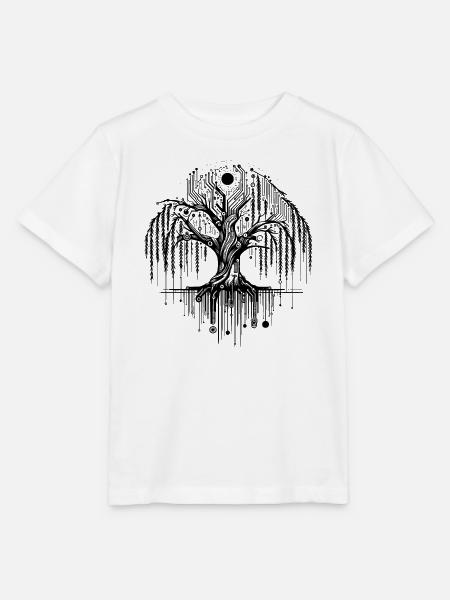 Technologie Lebensbaum Platine Weide - Stanley/Stella Kinder T-Shirt MINI CREATOR - Weiß