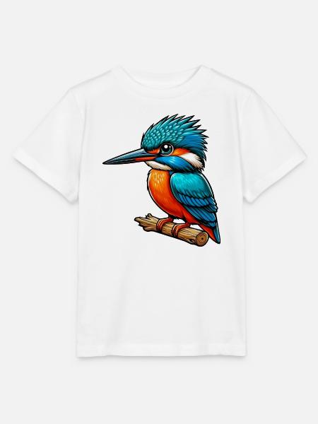 Eisvogel - Stanley/Stella Kinder T-Shirt MINI CREATOR  - Weiß