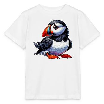 Papageitaucher - Stanley/Stella Kinder T-Shirt MINI CREATOR  - Weiß - Vorne - Maike (125cm)