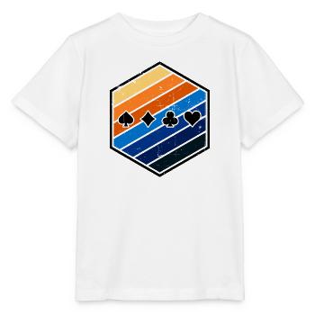 Poker Jeu de cartes Casino Poker Jeux d’argent - T-shirt bio MINI CREATOR Stanley/Stella Enfant - blanc - Devant - Maike (125cm)