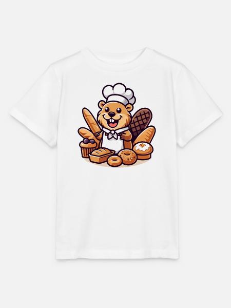 Baker Beaver: Der Konditorei-Profi - Stanley/Stella Kinder T-Shirt MINI CREATOR  - Weiß
