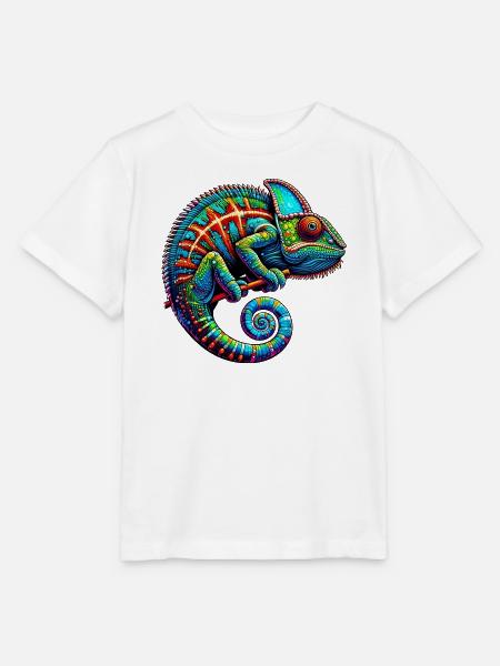 Chamäleon - Stanley/Stella Kinder T-Shirt MINI CREATOR - Weiß